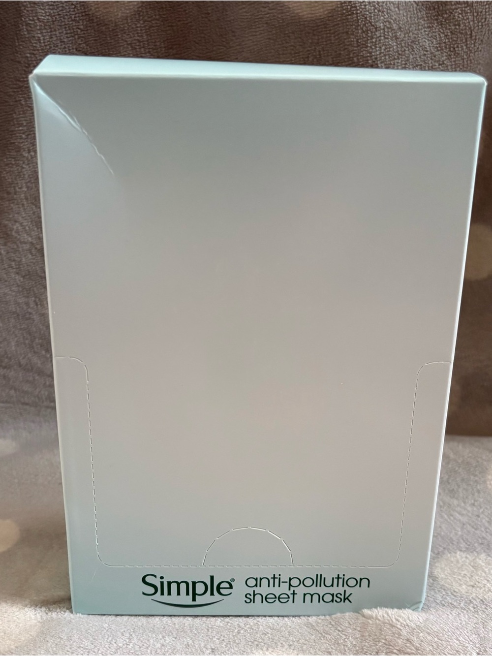 Box of 10 Simple Anti-Pollution Sheet Mask - Korean Beauty - NEW